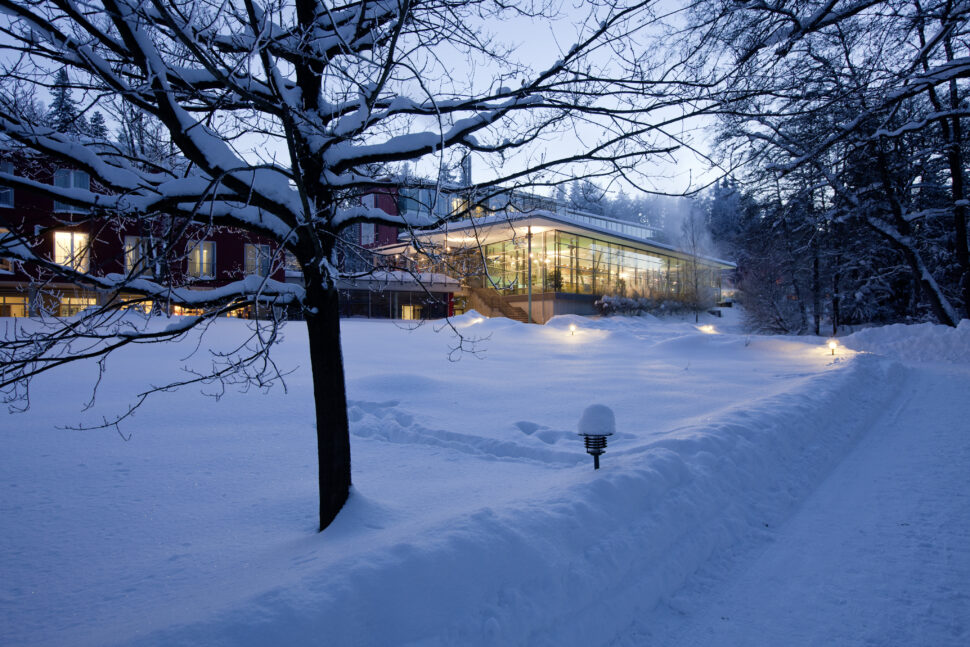 Die Sächsischen Staatsbäder im Winter bei Schnee